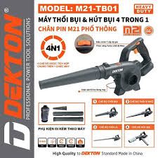 Máy Thổi Bụi Hút Bụi Dekton M21-TB01 21V 7 Tốc Độ Điều Chỉnh