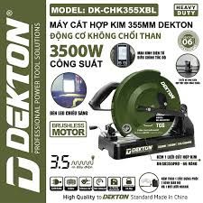 Máy Cắt Hợp Kim Dekton DK-CHK355XBL 355mm Động Cơ Không Chổi Than