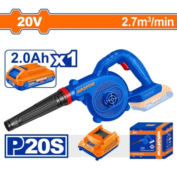 Máy thổi bụi dùng pin 20V Wadfow WBLP522 (1 Pin 2.0Ah, 1 Sạc)