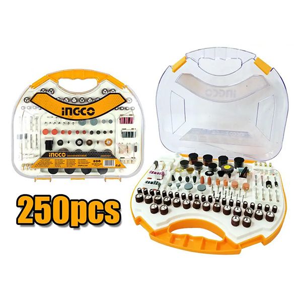 Bộ 250 linh kiện dùng cho máy khắc mini Ingco AKMG2501