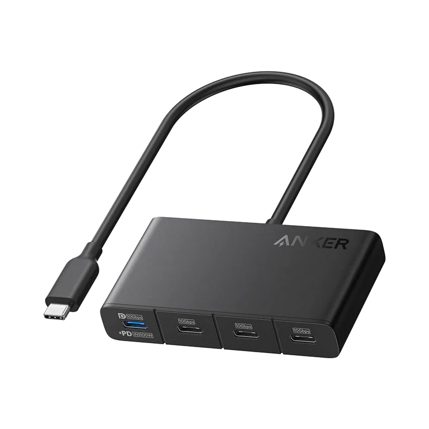  Hub chuyển đổi ANKER 4-in-1 USB-C sang 4 cổng USB-C - A8340 