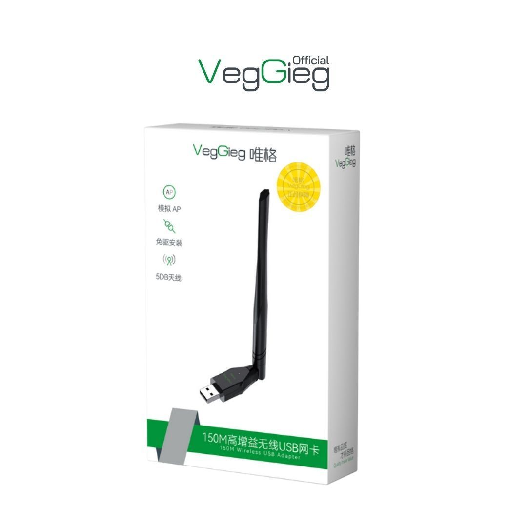  USB Thu WIFI VegGieg 150Mbps (1 Angten) - V-K150 