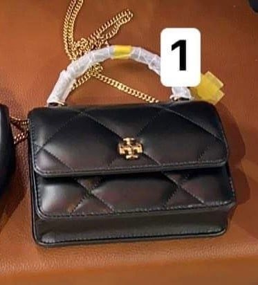  Túi Tory Burch Mini Kira Diamond Quilted Top Handle Bag Màu Đen 