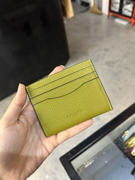  VÍ ĐỰNG THẺ COACH XANH LÁ ''CM436