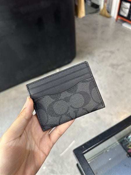  VÍ ĐỰNG THẺ COACH XANH LÁ ''CM436