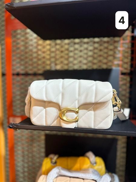  TÚI COACH TABBY 18 TRẮNG 