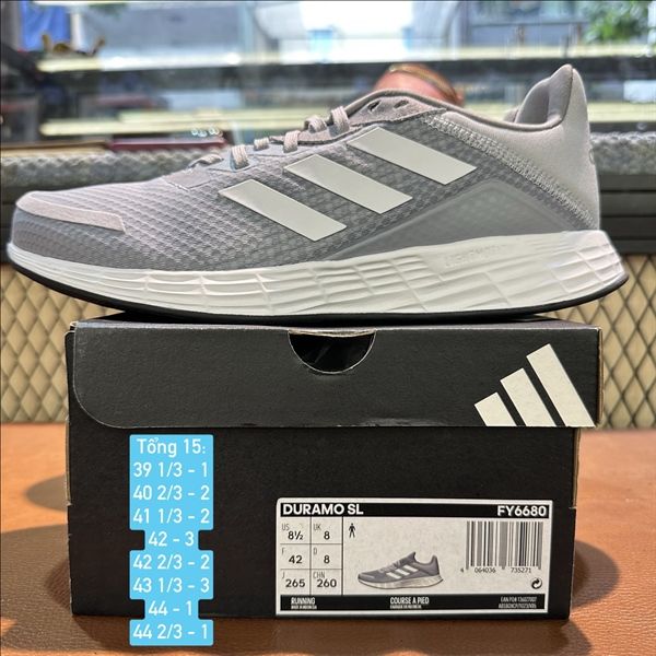  Giày Adidas Duramo SL ‘Halo Silver’  Màu Xám 