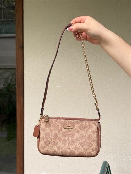  TÚI COACH NOLITA 19 MONO NÂU VIỀN NÂU 