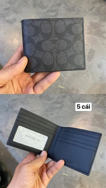  VÍ COACH NAM MONO ĐEN 750 