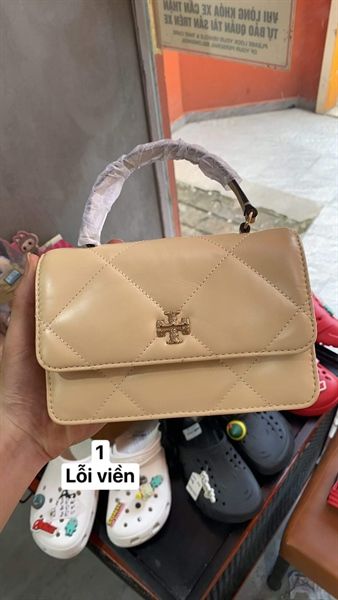  Túi Tory Burch Mini Kira Diamond Quilted Top Handle Bag Màu Đen 