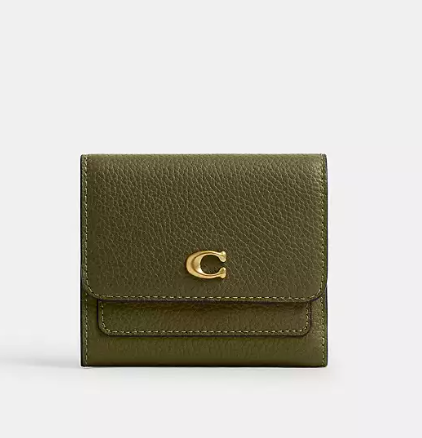  Ví Coach Mila Small Flap Wallet Xanh Rêu 