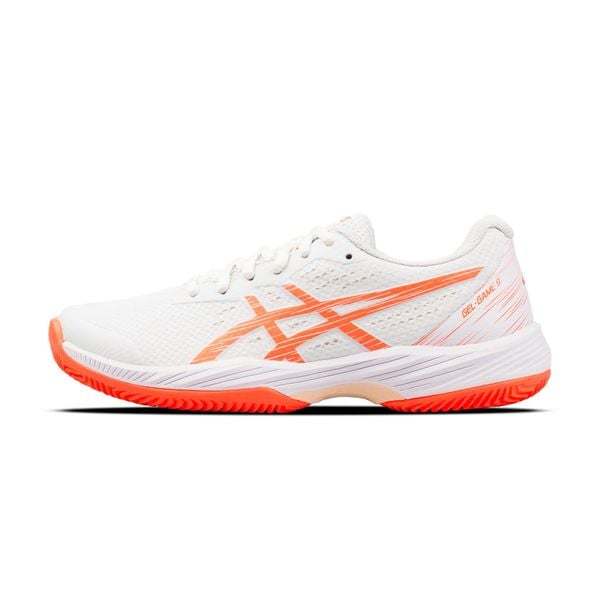  Giày Tennis/Pickleball Asics Gel-Game 9 CLAY/OC ‘White Sun Coral’ 