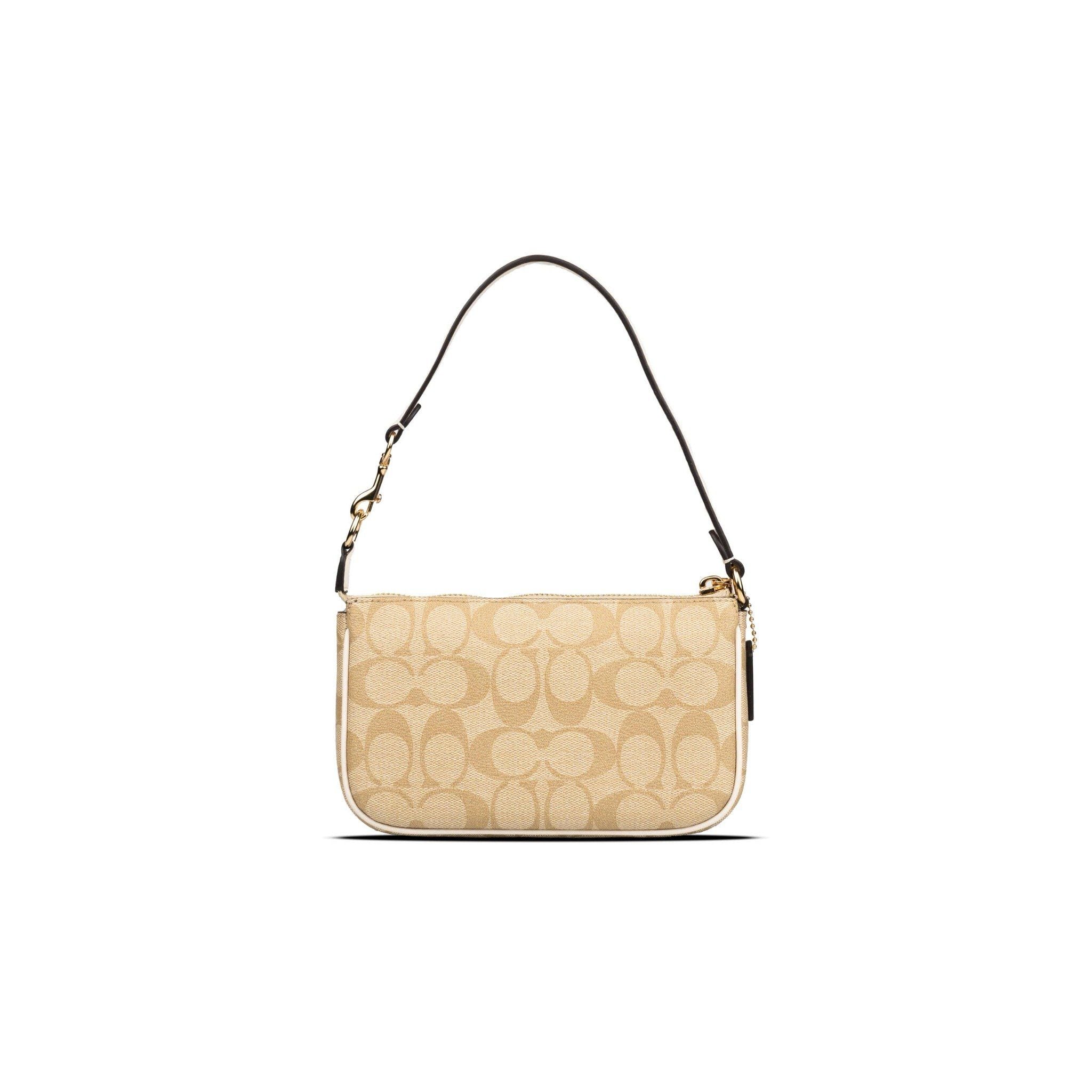  Túi Coach Nolita 19 In Colorblock Signature Canvas Màu Kem 