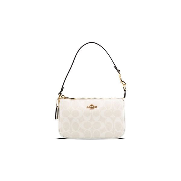  Túi Coach Nolita 19 In Colorblock Signature Canvas Màu Trắng 