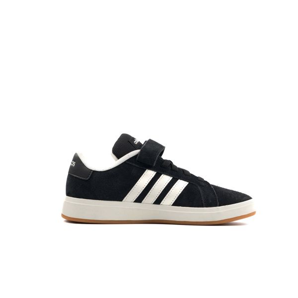  Giày Kid Adidas Đen Sọc Trắng 