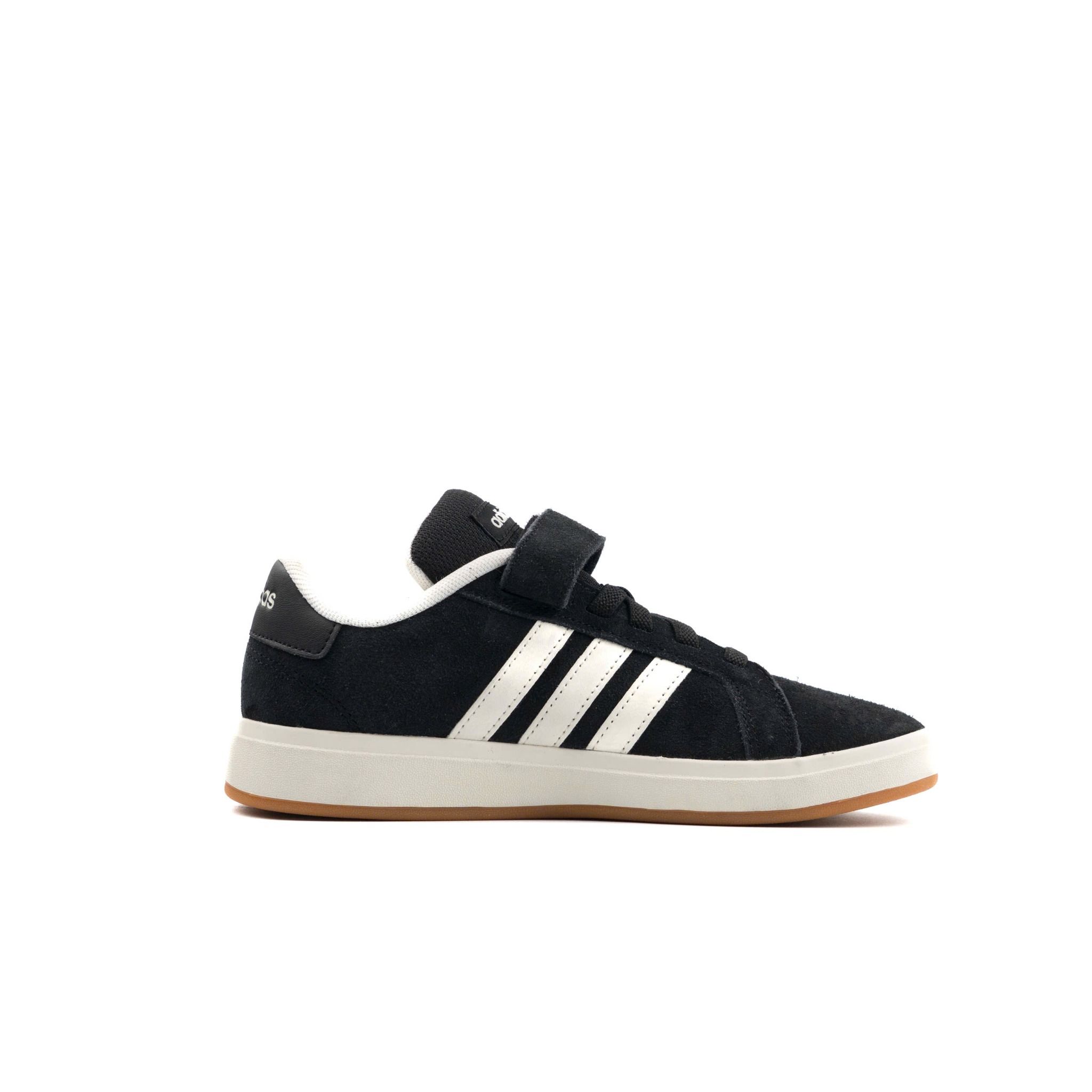  Giày Kid Adidas Đen Sọc Trắng 