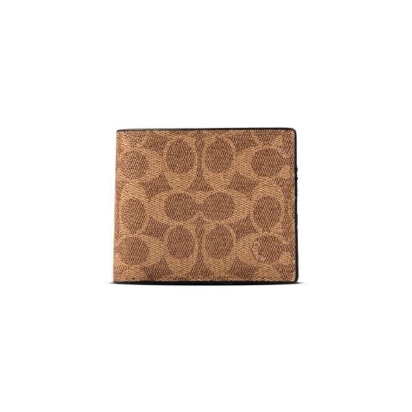  Ví Coach 3 In 1 Wallet In Signature Canvas Màu Khaki 