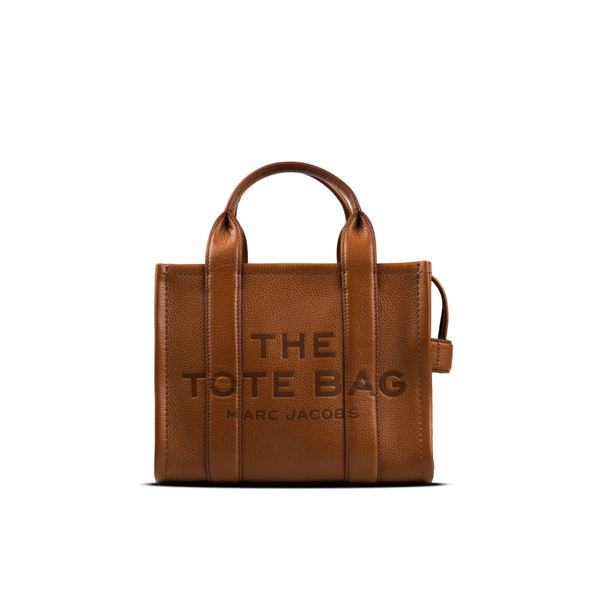 Túi Tote Marc Jacobs Women's Brown The SMALL Tote Leather Bag Màu Nâu 