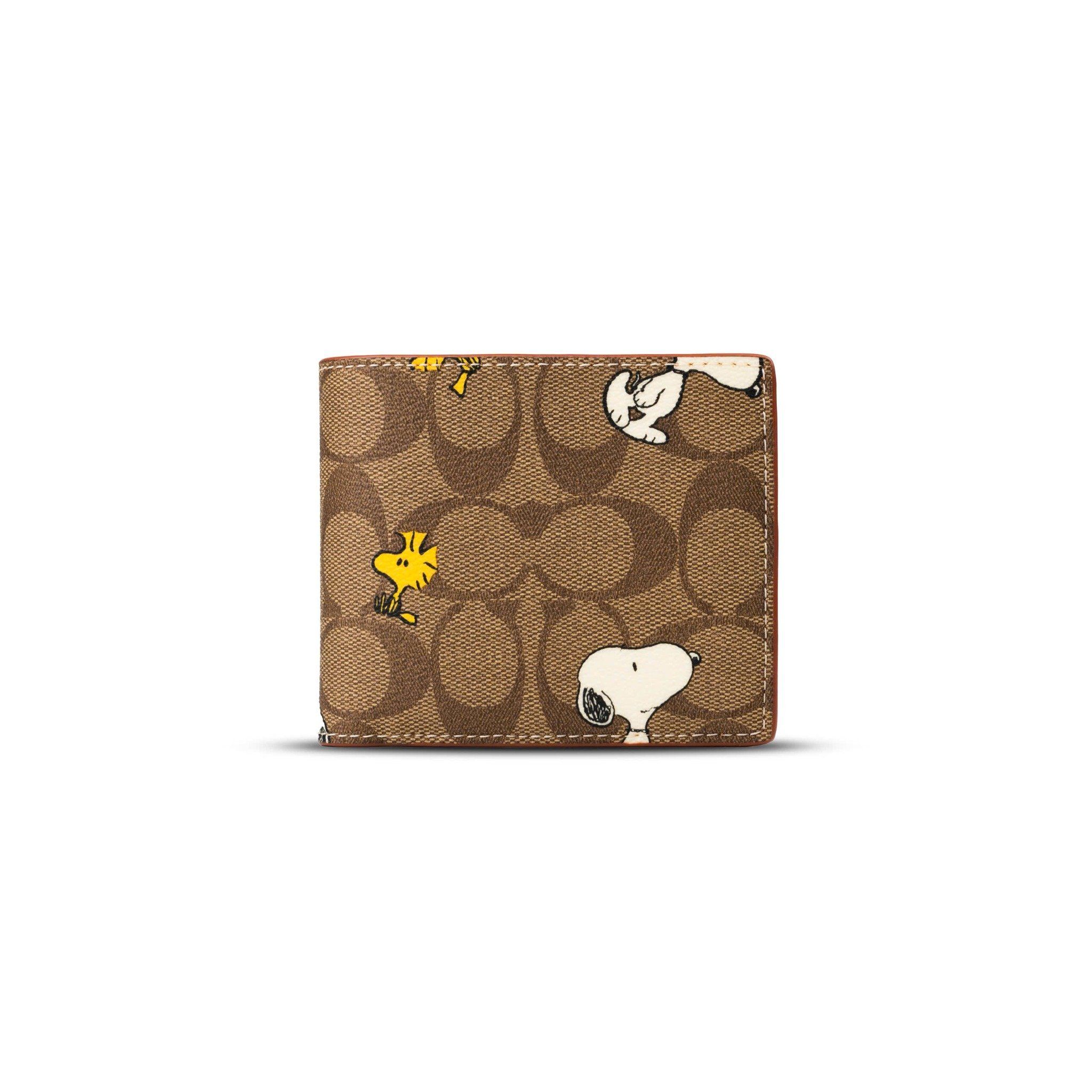  Ví Coach X Peanuts 3-In-1 Wallet In Signature Canvas With Snoopy Print 