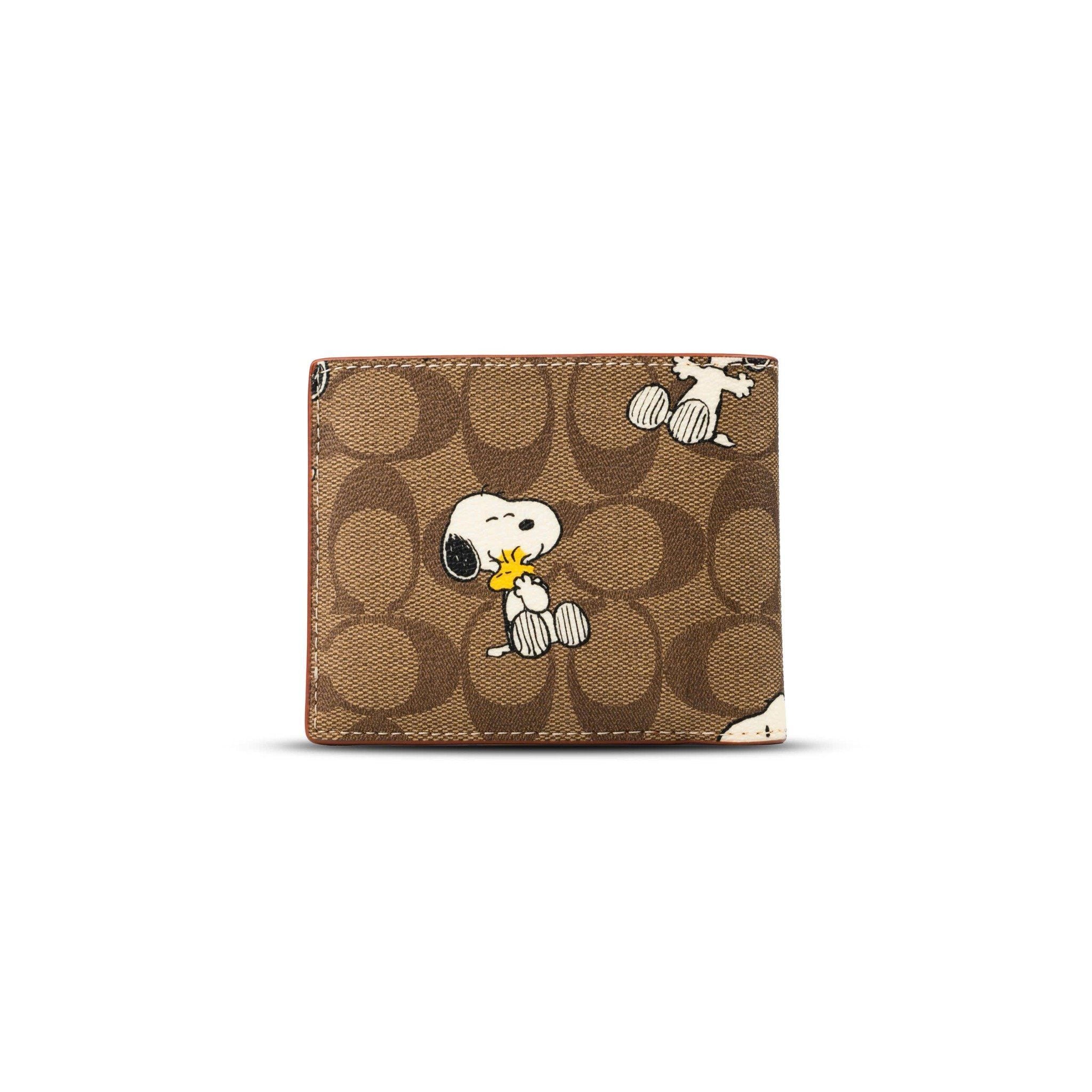  Ví Coach X Peanuts 3-In-1 Wallet In Signature Canvas With Snoopy Print 