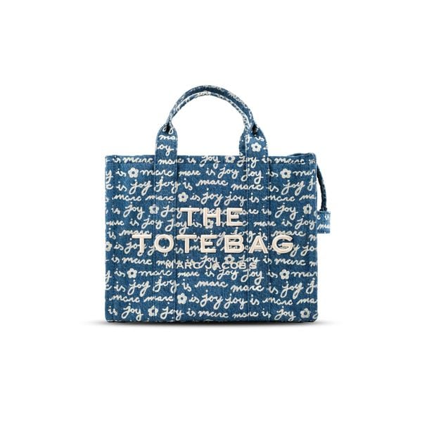  Túi Tote Marc Jacobs The Joy Denim Medium Tote Bag Màu Xanh 