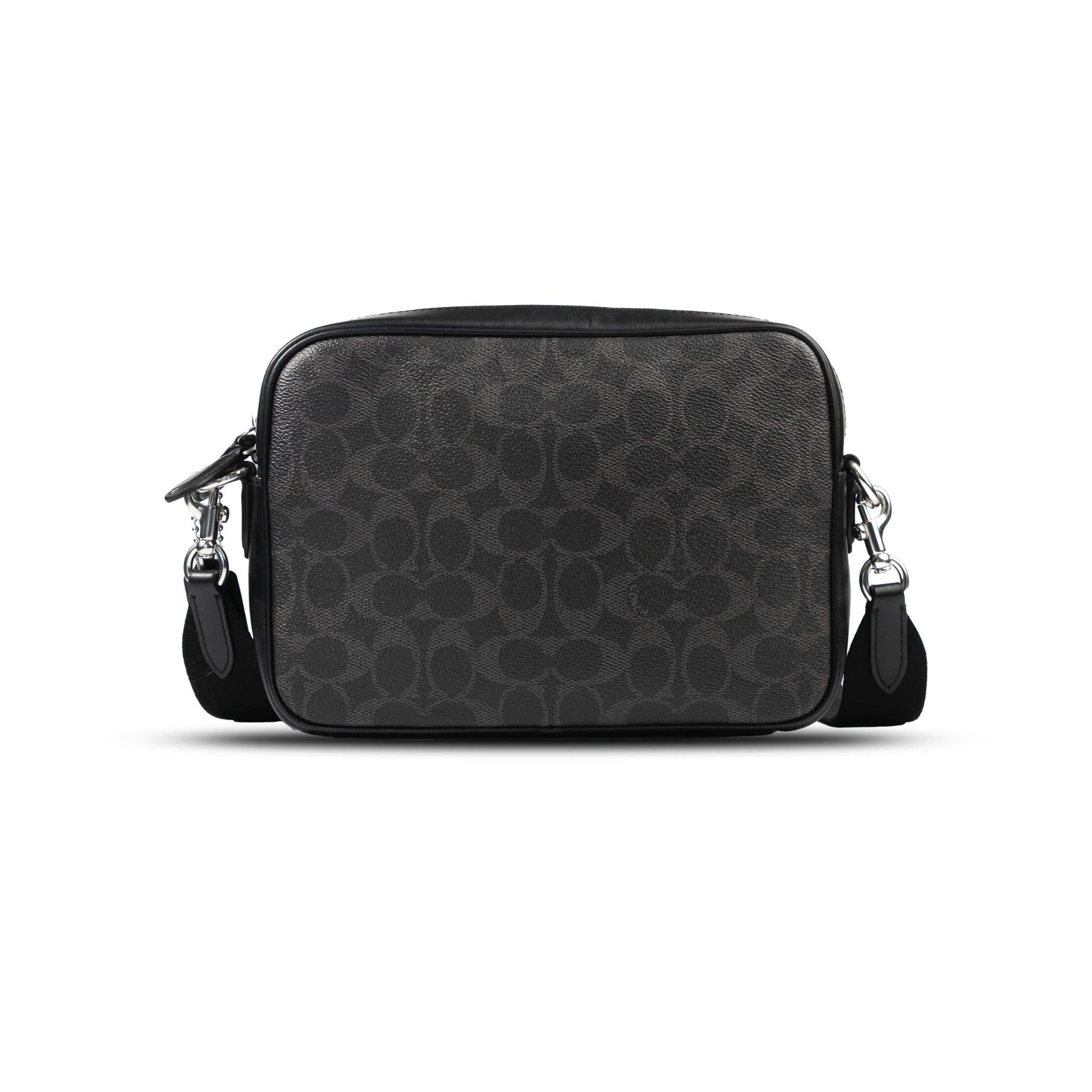  Túi Coach Charter Flap Crossbody 24 In Signature Canvas Màu Đen 