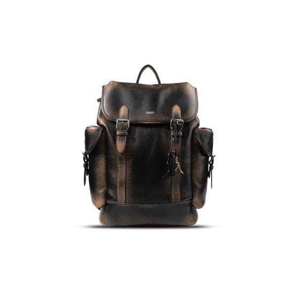  Balo Coach Hitch Backpack In Loved Leather 