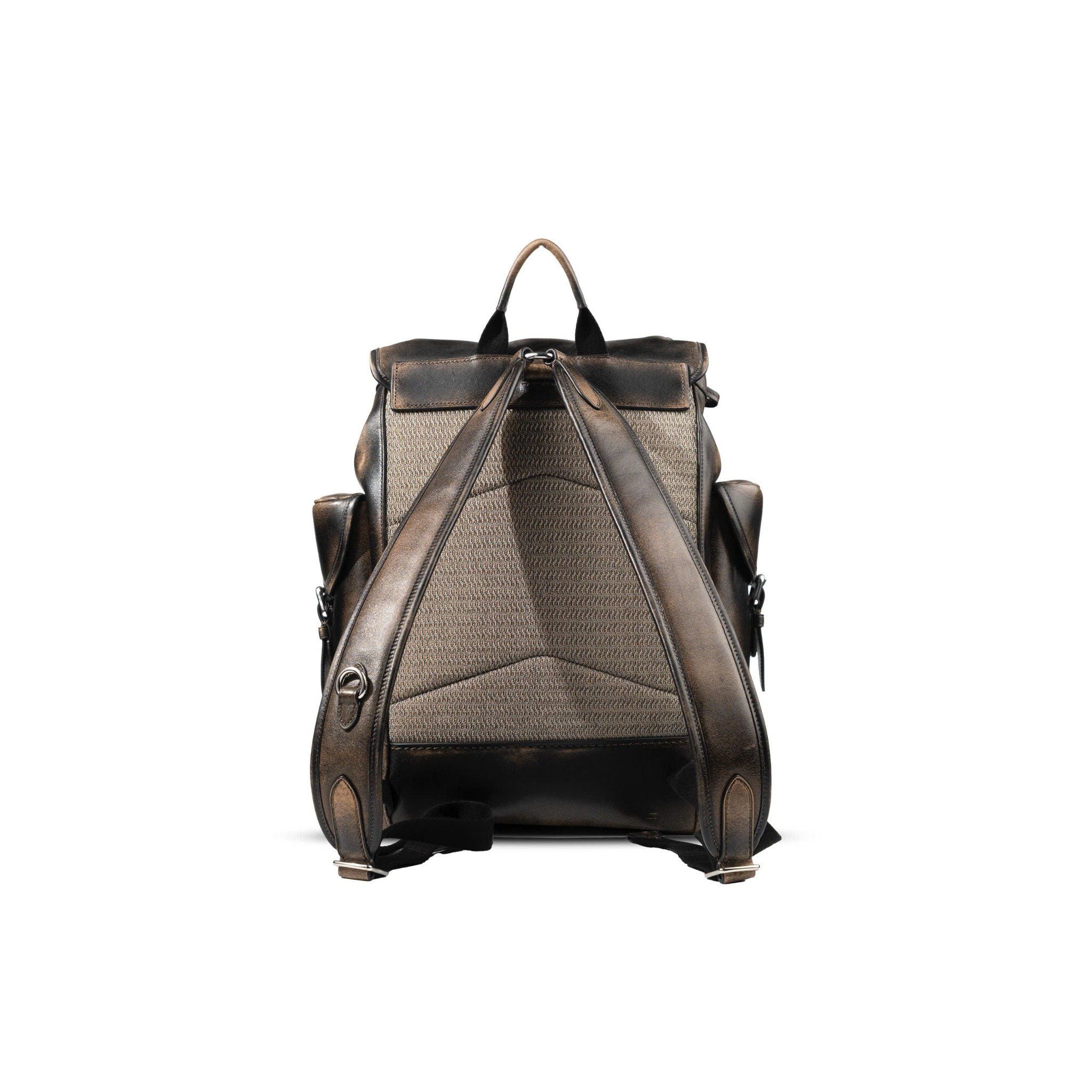  Balo Coach Hitch Backpack In Loved Leather 