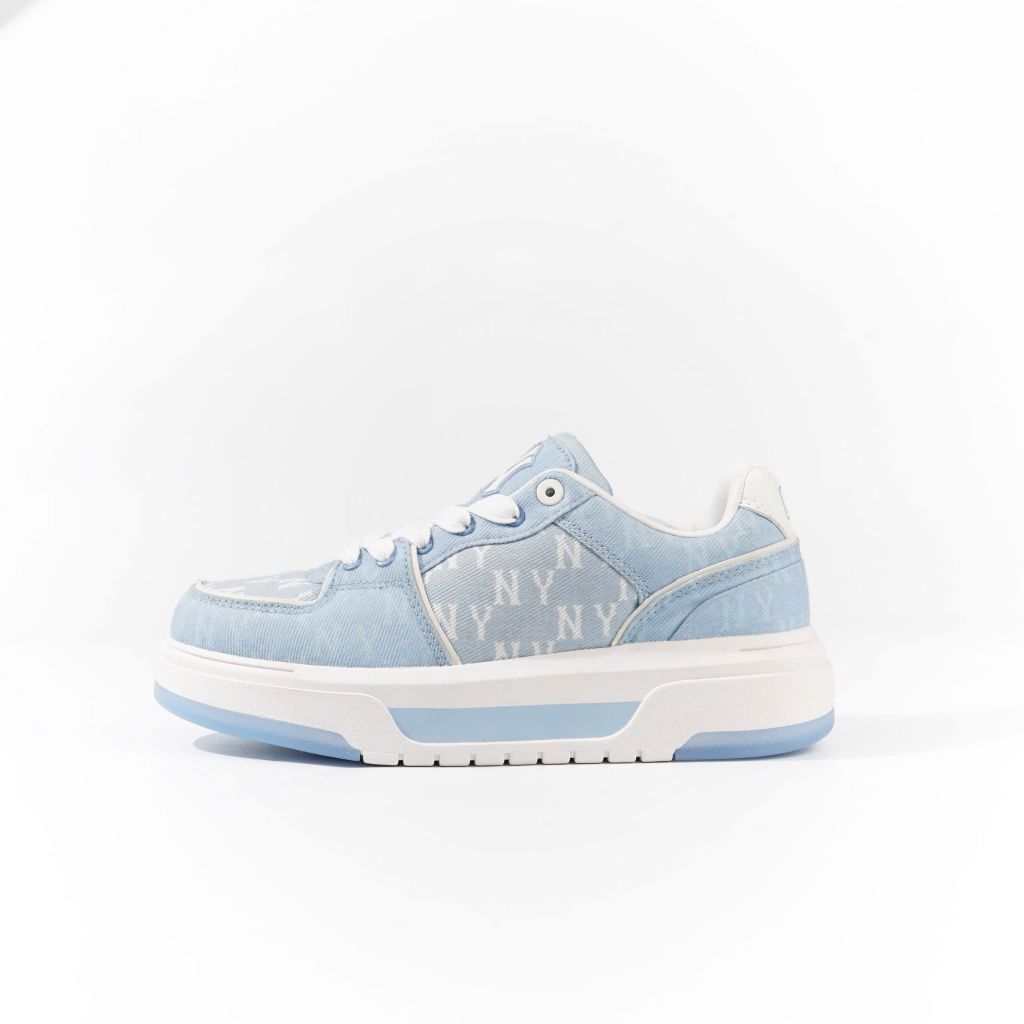  Giày MLB Chunky Liner Denim Classic Monogram 