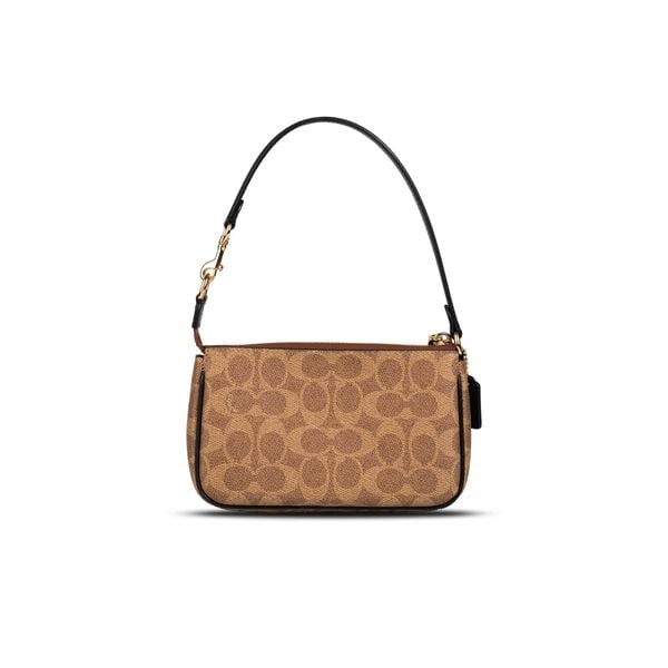  Túi Coach Nolita 19 in Signature Canvas Monogram Màu Nâu Viền Đen ''CW426'' 