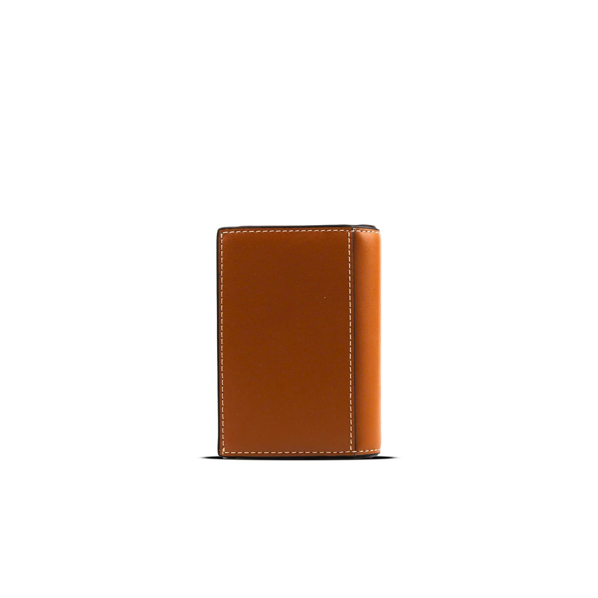  Ví đựng thẻ Card Holder Coach Bifold Smooth Leather Màu Nâu 