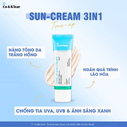  Kem chống nắng CoK’lear SPF50+ PA++++ 50g 