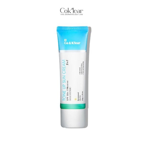  Kem chống nắng CoK’lear SPF50+ PA++++ 50g 