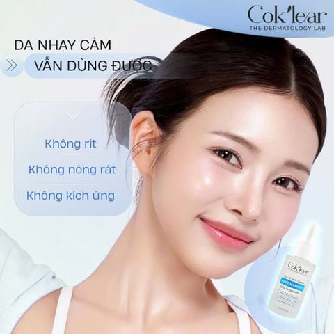  Tinh chất Niacinamide 20% Cok’lear dưỡng sáng mờ thâm hỗ trợ kiểm soát dầu nhờn và giảm mụn 