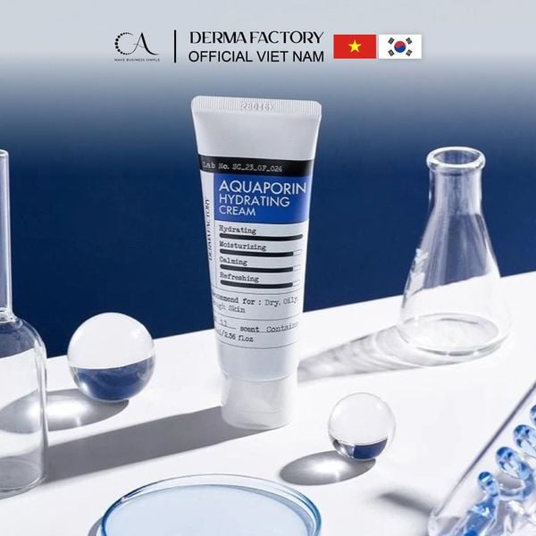  Derma Factory Aquaporin Hydrating Cream - Kem dưỡng cấp ẩm và phục hồi hàng rào da 