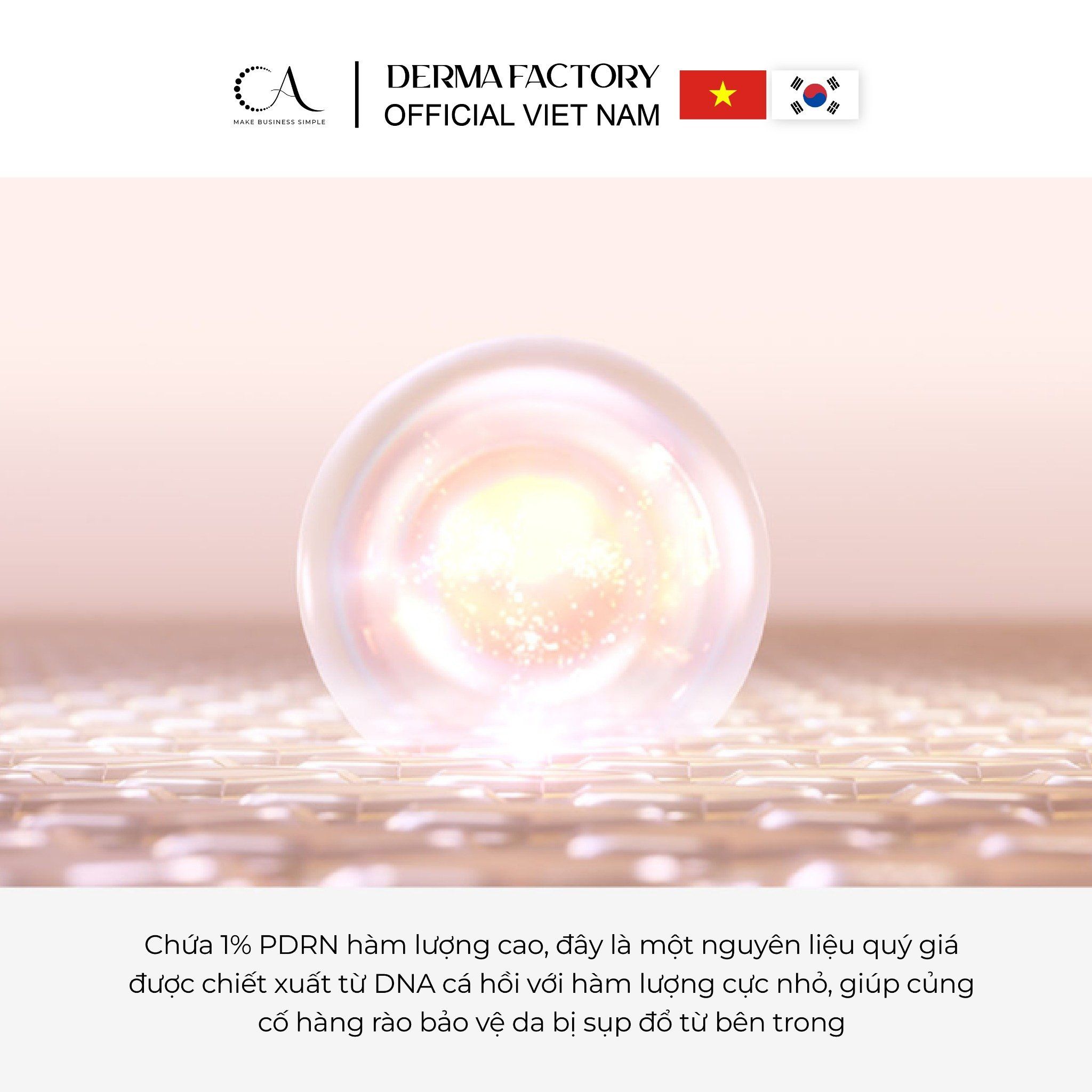  Derma Factory EGF Ampoule 10ml - Tinh chất EGF tái tạo và phục hồi làn da săn chắt 