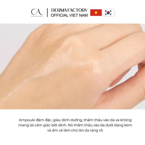  Derma Factory EGF Ampoule 10ml - Tinh chất EGF tái tạo và phục hồi làn da săn chắt 