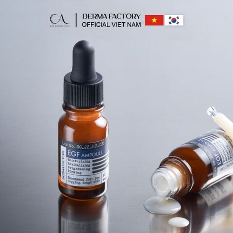  Derma Factory EGF Ampoule 10ml - Tinh chất EGF tái tạo và phục hồi làn da săn chắt 