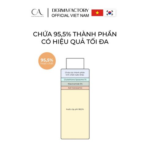  Derma Factory Tranexamic Acid Water Essence 150ml – Tinh chất nước làm sáng da & giảm thâm nám nhẹ nhàng 
