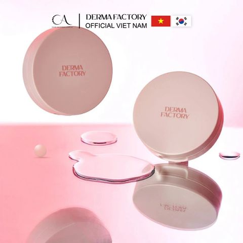  Derma Factory Vegan Collagen Cushion - Phấn nước thuần chay, dưỡng ẩm và che phủ tự nhiên 