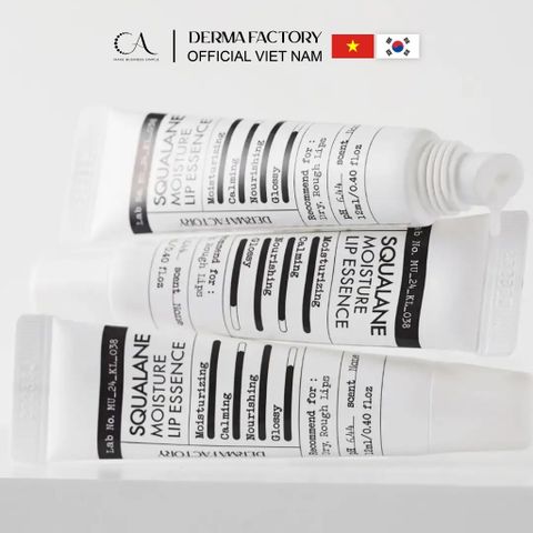  Derma Factory Squalene Moisture Lip Essence - Tinh chất dưỡng môi ẩm mịn, mềm tự nhiên 12ml 
