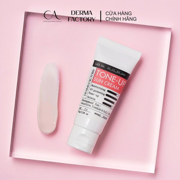 [KCS ] Kem chống nắng nâng tone DERMA FACTORY TONE UP SUNCREAM (30ML) 
