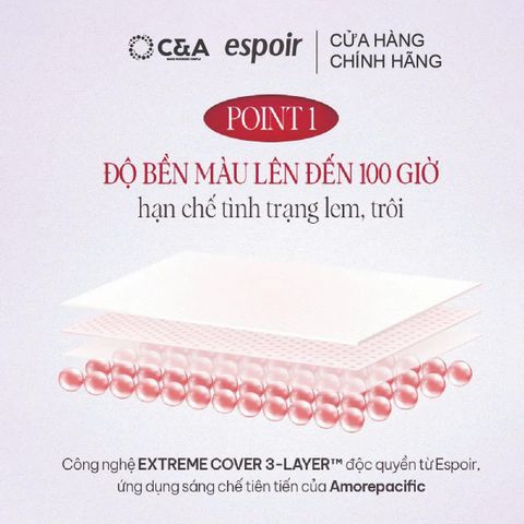  Phấn Nước Che Phủ Espoir Be Velvet Cover Cushion 2025 SPF42 PA++ 13gr 