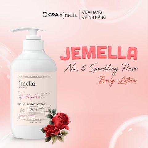  Sữa dưỡng thể Jmella 500ml Dưỡng Ẩm & Bảo Vệ Da Hương Nước Hoa Cao Cấp - Jmella Body Lotion No.1, 5 