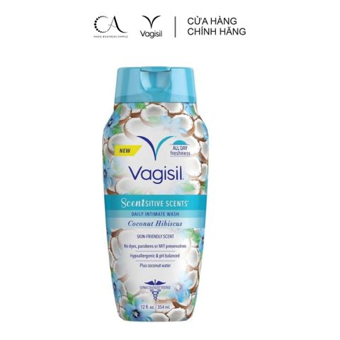  Dung dịch vệ sinh phụ nữ Vagisil Sensitive Daily Intimate Wash (240ml) - An toàn cho da nhạy cảm 