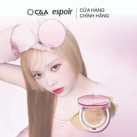 Phấn Nước Bắt Sáng Espoir Be Glow Volume Cushion Flash Glow Edition SPF42 PA+++ 13g 