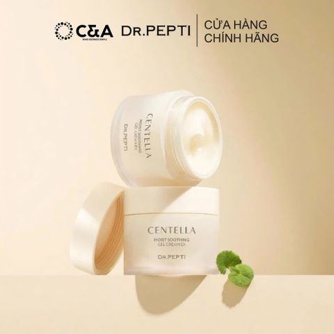  Dr.Pepti Centella Moist Soothing Gel Cream EX 70 ml – Gel-Cream Rau Má 6 Peptide Cấp Ẩm & Làm Dịu 