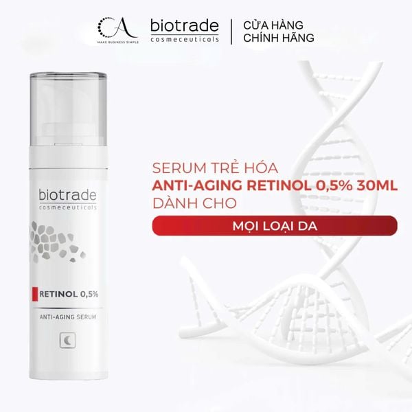  Tinh Chất Retinol Biotrade Anti - Aging 0.2% Và 0.5% Tái Tạo Da, Chống Lão Hóa, Giảm Nếp Nhăn Bee Skincare 