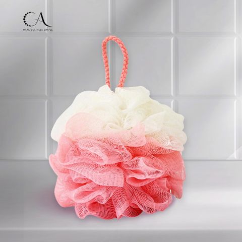  Bông Tắm Tròn Cao Cấp 2 Màu, Bông Tắm Mềm Mại 