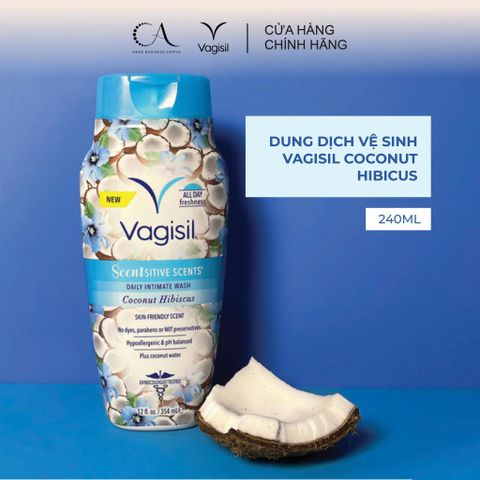  Dung dịch vệ sinh phụ nữ Vagisil Sensitive Daily Intimate Wash (240ml) - An toàn cho da nhạy cảm 